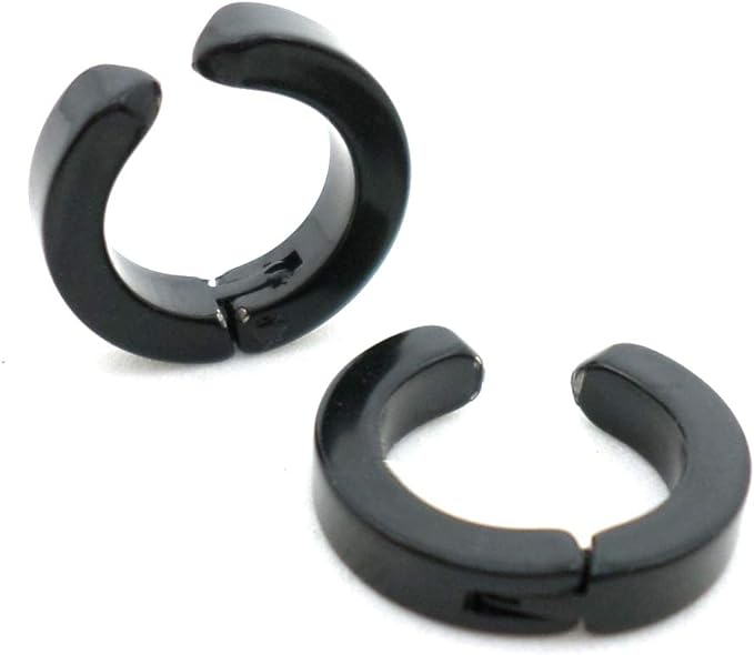 Brinco Masculino de Pressão Argola Lisa Articulada 2