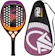 TOTAL BEACH TENNIS Raquete Beach Tennis Carbono 12K Total Pro Sunset + Capa 1