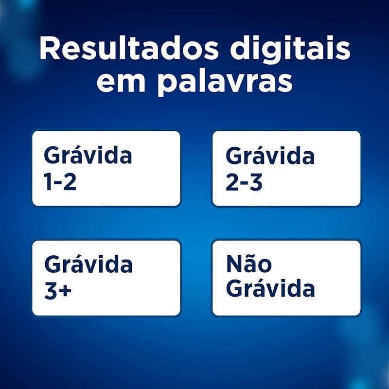 Teste de Gravidez Digital com Indicador de Semanas 3