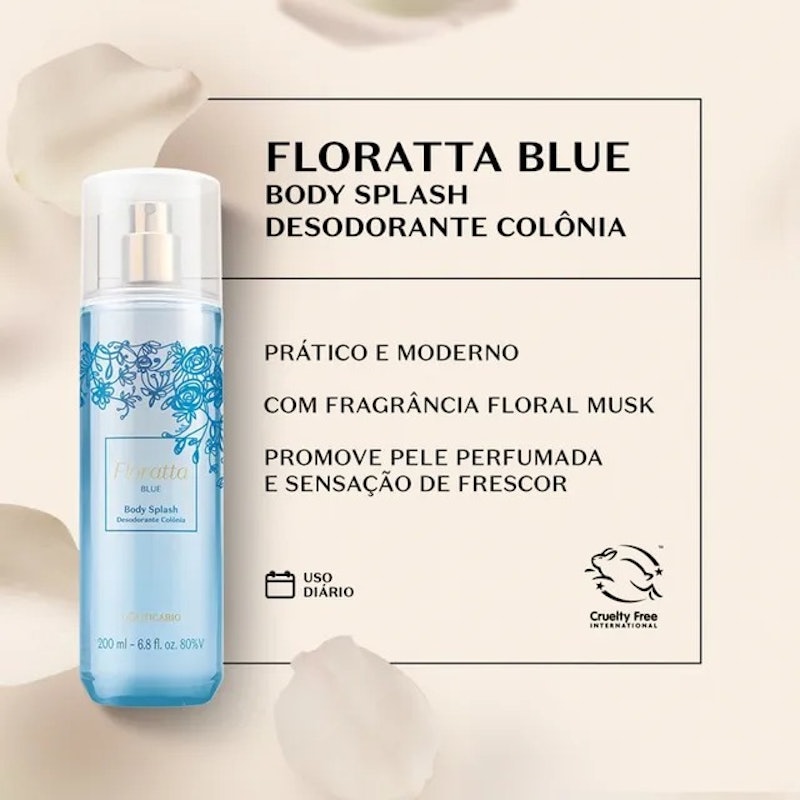 Body Splash Desodorante Colônia Floratta Blue 3