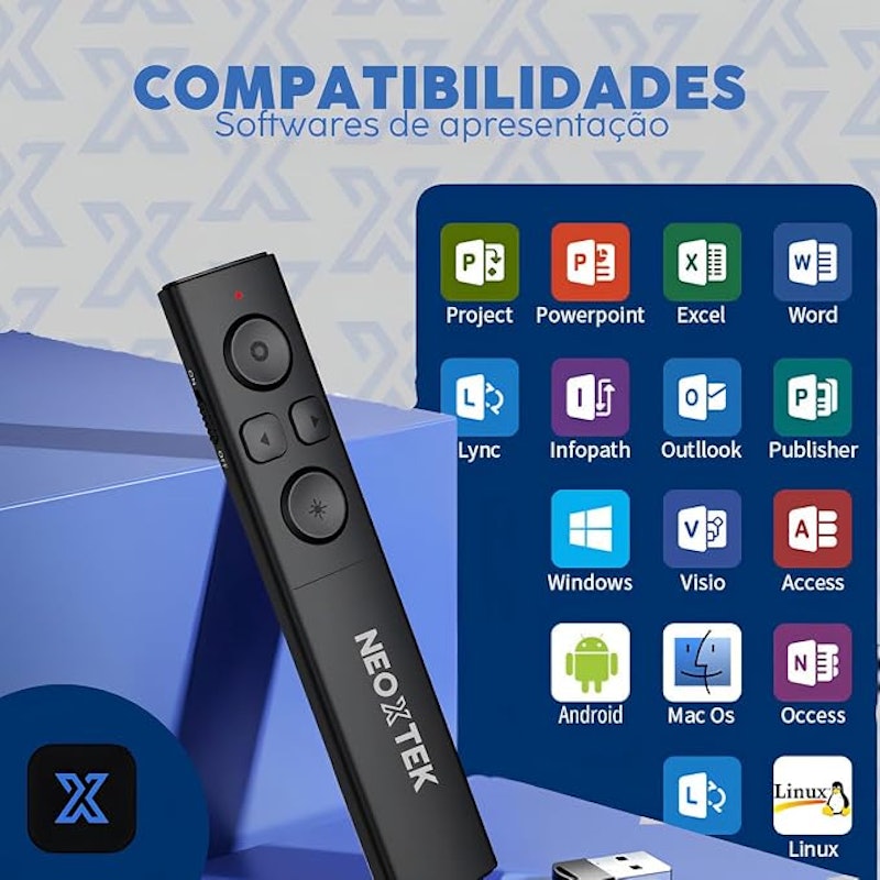 Apresentador Profissional Sem Fio Neoxtek 2