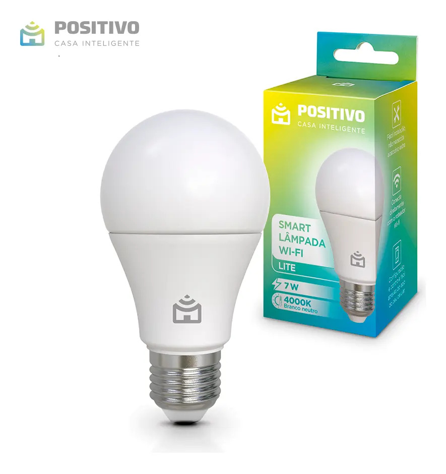 Smart Lâmpada Wi-Fi Lite Positivo 1