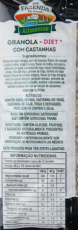 Granola Diet com Castanhas 3