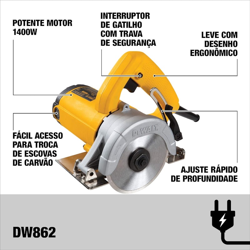 Serra Mármore 125 mm Dewalt 2