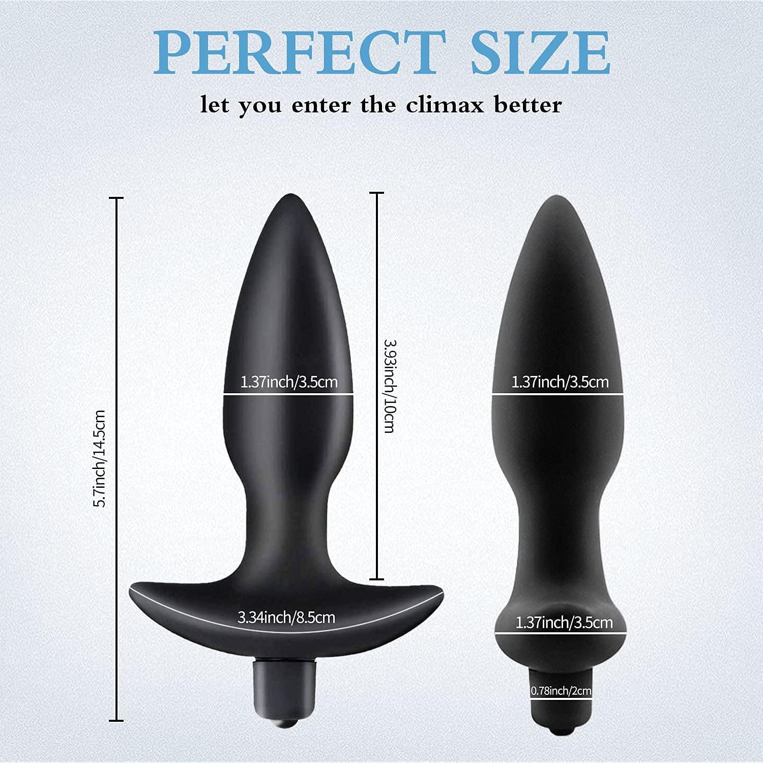 Plug Anal Estimulador Massageador de Próstata Recarregável 4