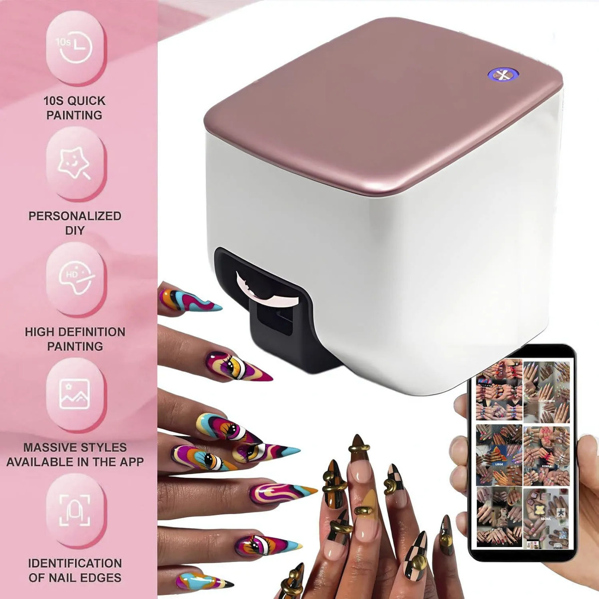 Impressora Profissional de Unhas 3D 2