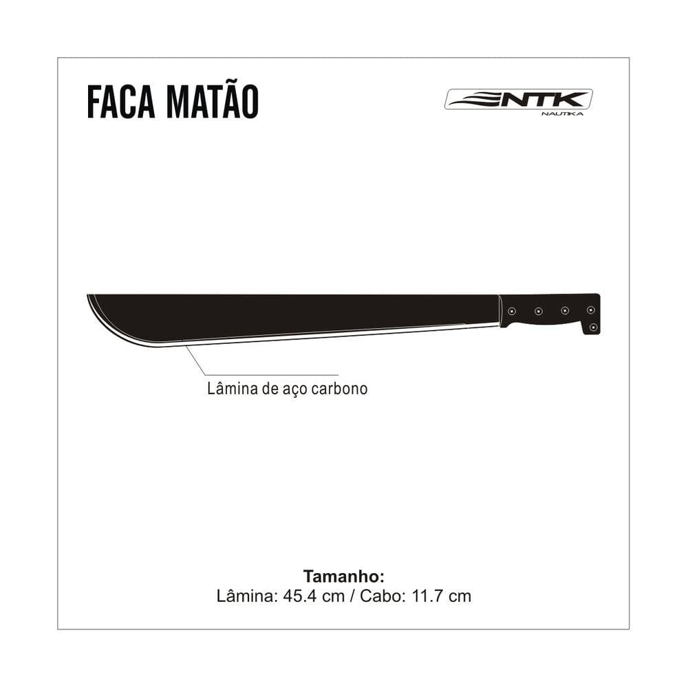 Facão Matão NTK para Agricultura e Trilhas 4