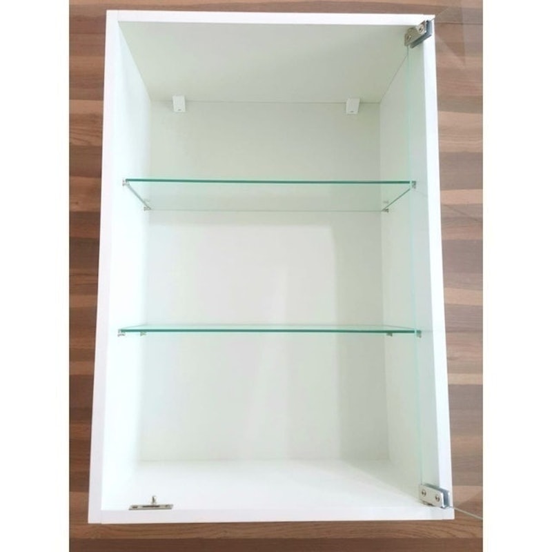 Vitrine Suspensa Expositor Fechadura Porta Vidro Temperado 3