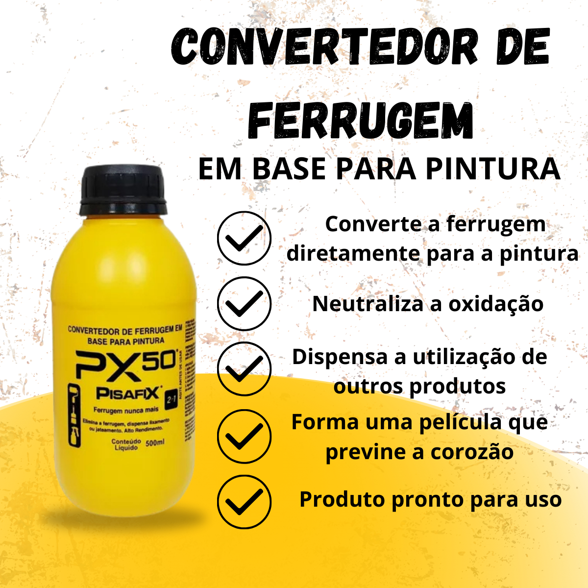Convertedor de Ferrugem Pisafix 3