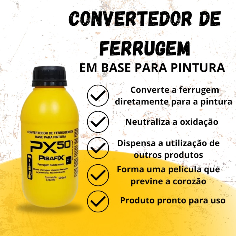 Convertedor de Ferrugem Pisafix 3