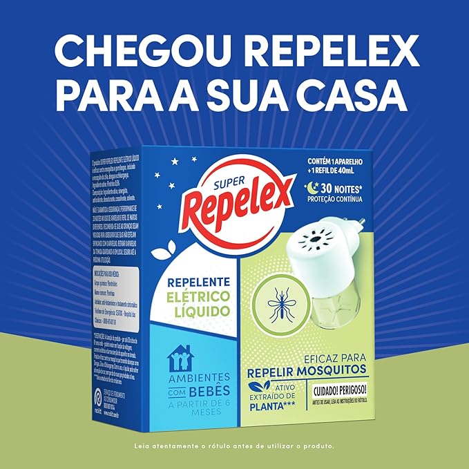 Repelente Elétrico Líquido com Aparelho e Refil 40 ml 4
