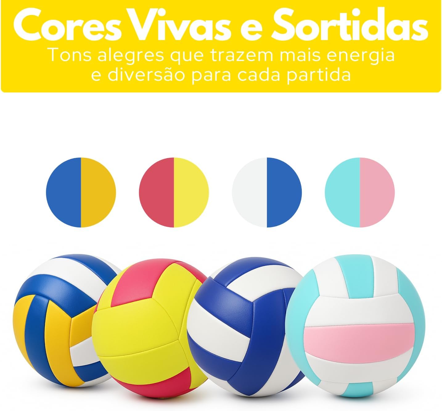 Bola de Vôlei Clássica para Quadra e Praia 2