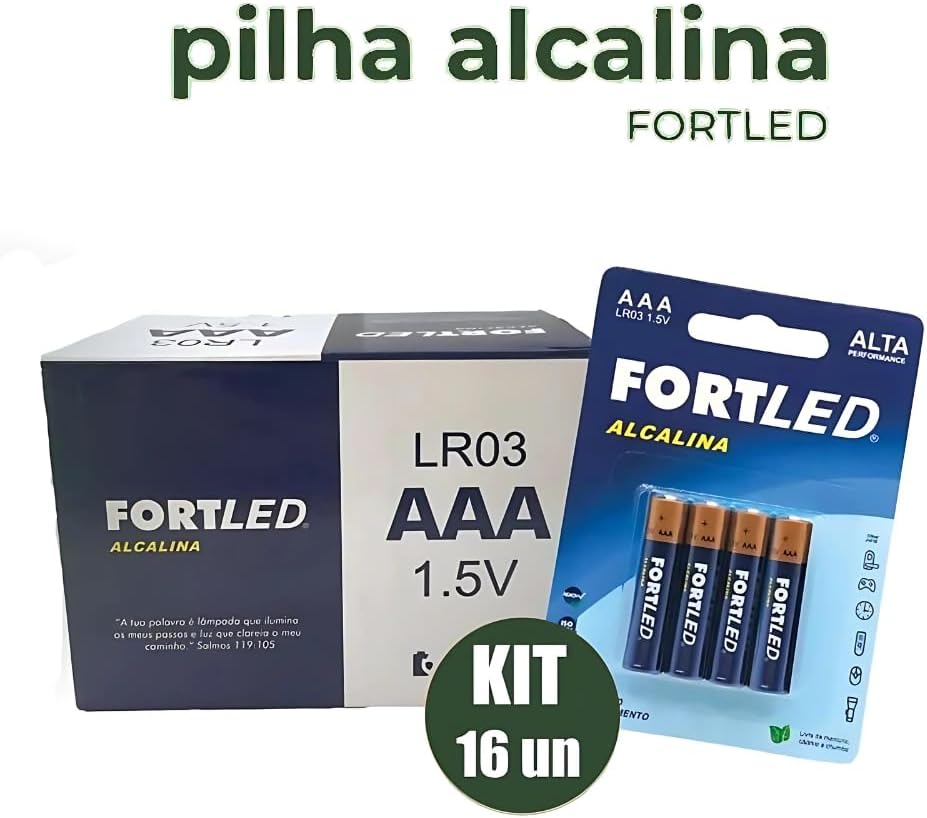 Pilha Alcalina AAA Fortled 2
