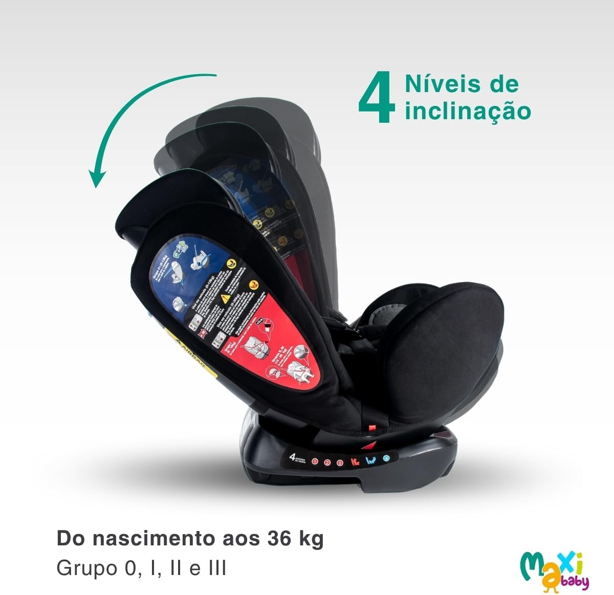 Cadeira de Carro Infantil Elite 4 em 1 Maxi Baby 4