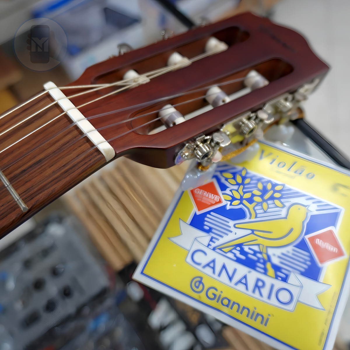 Encordoamento para Violão Náilon 6 Cordas Giannini Canário GENWB 4