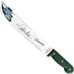Facão para Mato com Lâmina em Aço Inox e Cabo de Polipropileno Verde 12"