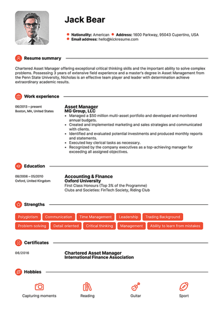 Kickresume 4