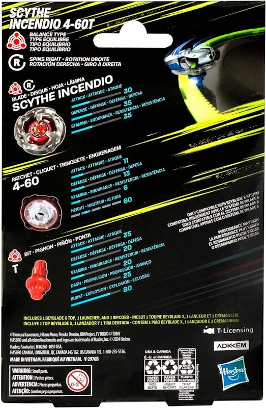 Beyblade X Scythe Incendio 4-60T 5