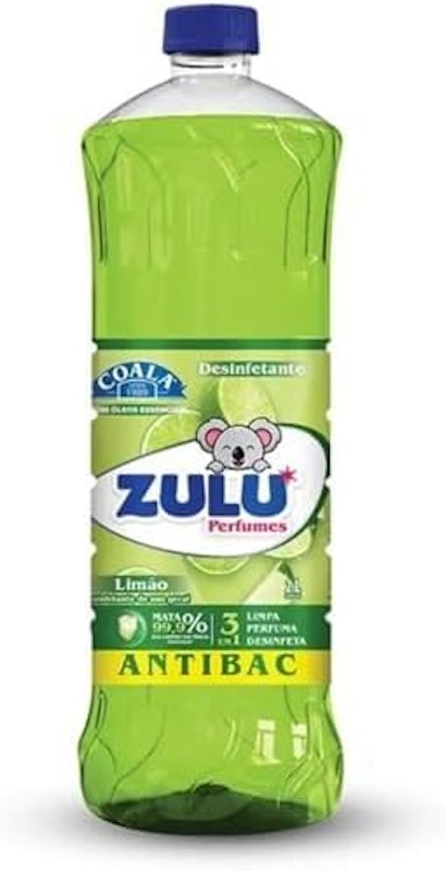 Desinfetante Zulu Perfumes + Coala Limão 1