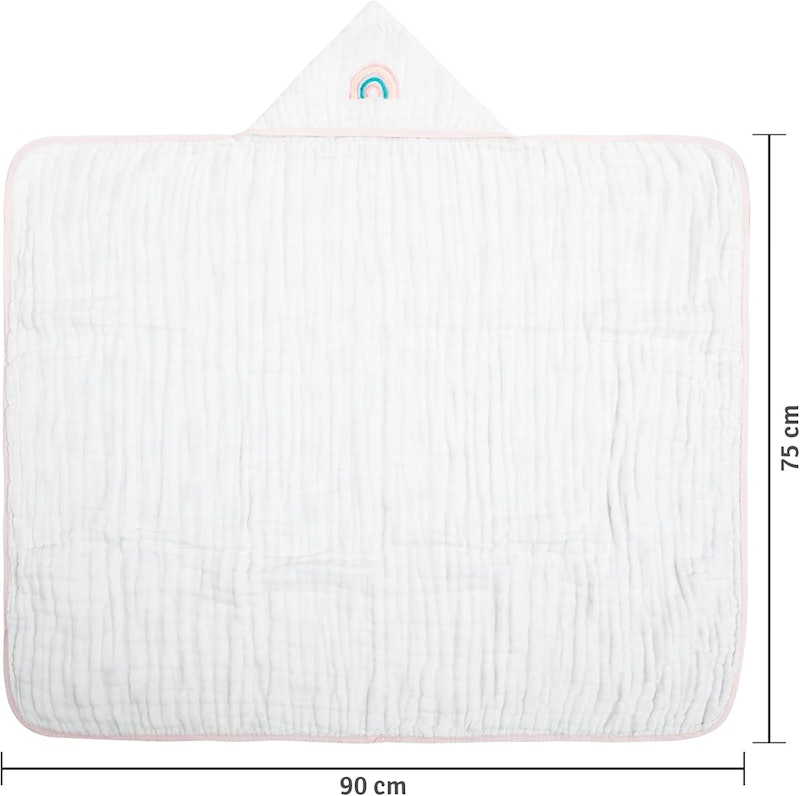 Toalha de Banho Papi Soft com Capuz Bordado 90 x 75 cm 2