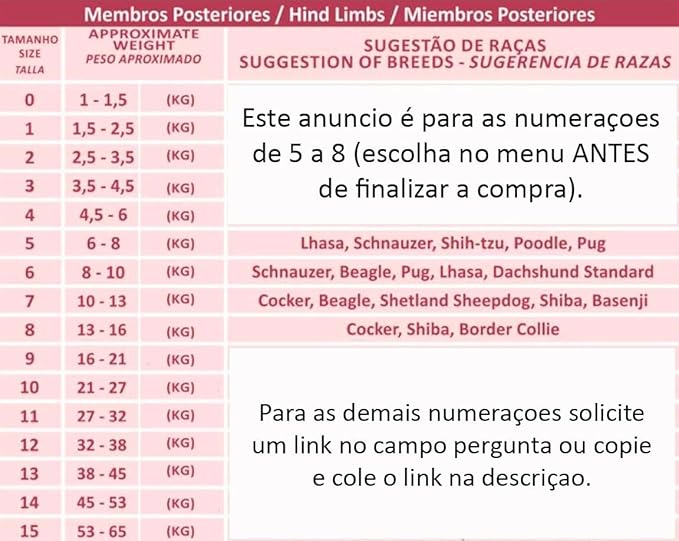 Roupa Protetora e Pós-Cirúrgica para Corpo e Membro de Cachorros 4