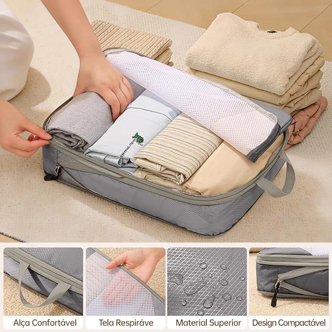 Kit 4 Organizadores Viagem Uinnate 3
