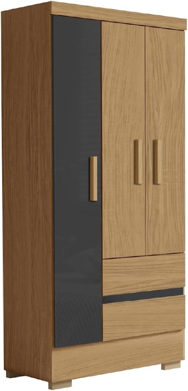 Guarda-Roupa 3 Portas 2 Gavetas Aramóveis 2