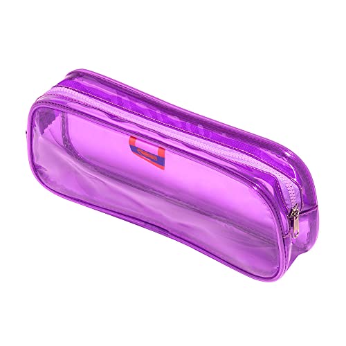 Estojo PVC Transparente 1 Zíper 1