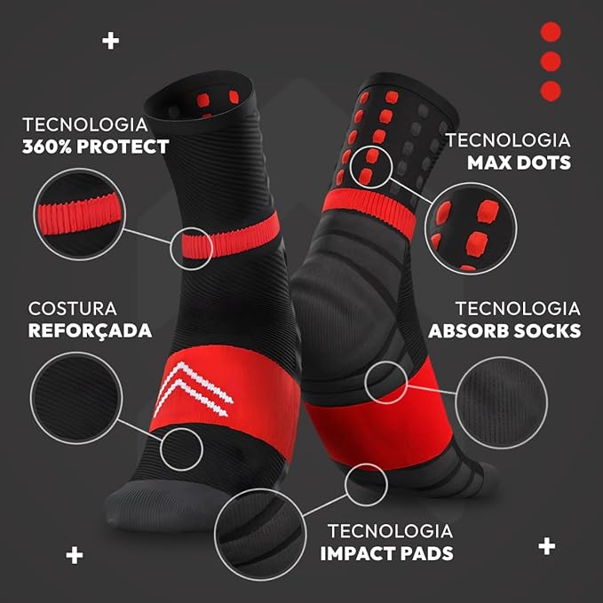 Meia de Compressão UP Max Dots 3