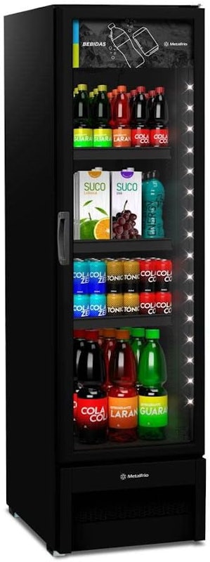 Refrigerador Expositor Vertical All Black 296 L 2