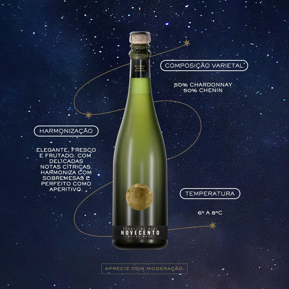Espumante Novecento Extra Brut 2