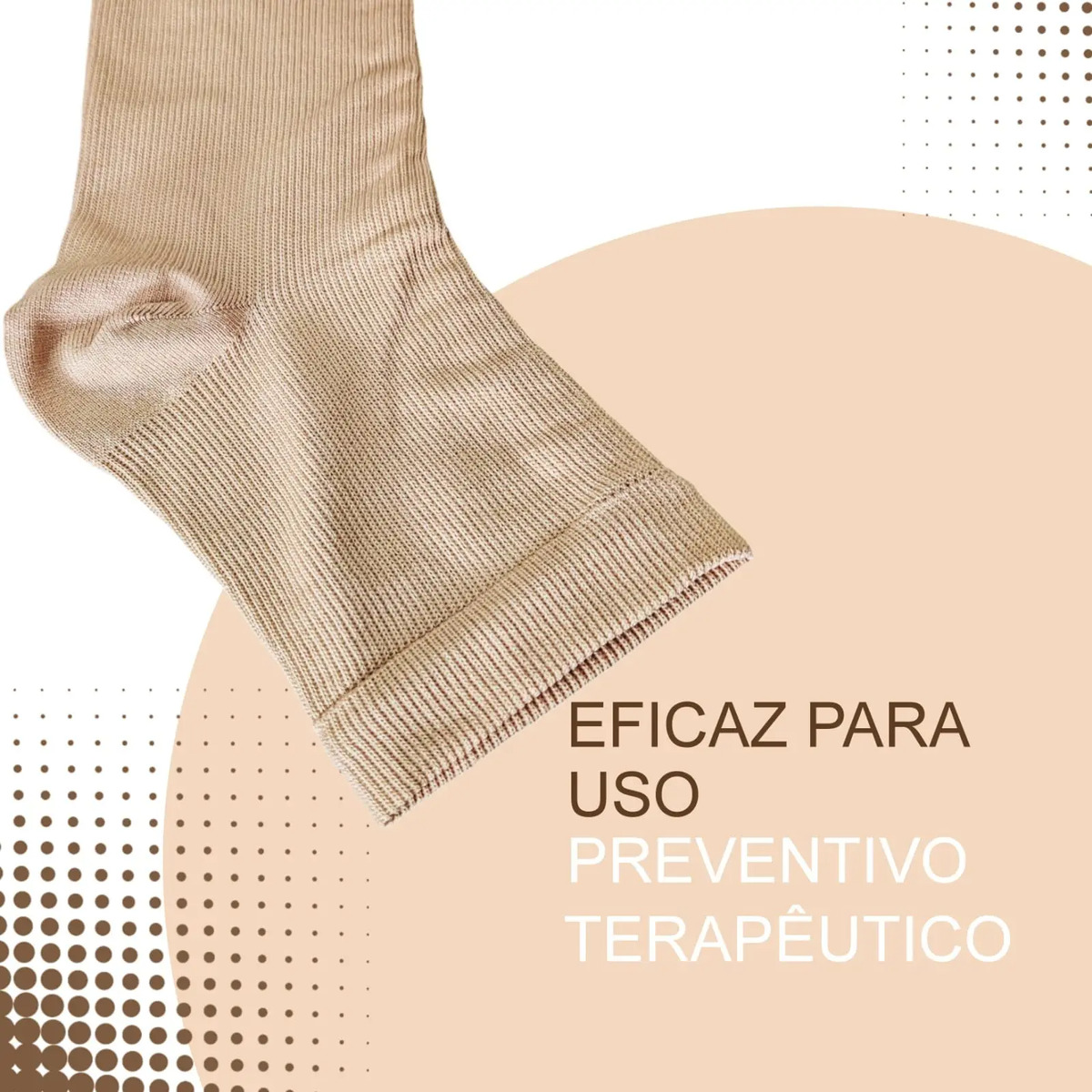 Meia de Compressão com Ziper Tratamento de Varizes e Trombose 2