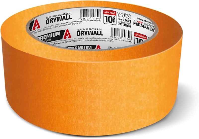 Fita Crepe para Pintura Imobiliária Laranja 2