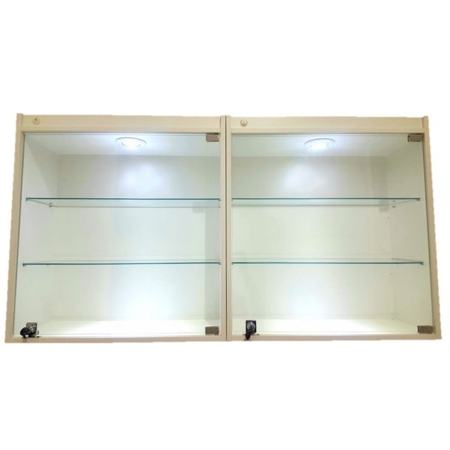 Vitrines Suspensas com Led Branca Expositor Prateleira Led 3