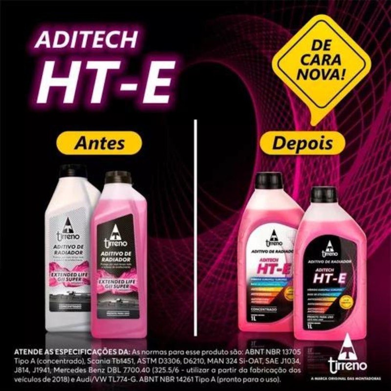 Aditivo de Radiador Aditech HT - E - 1 L 4