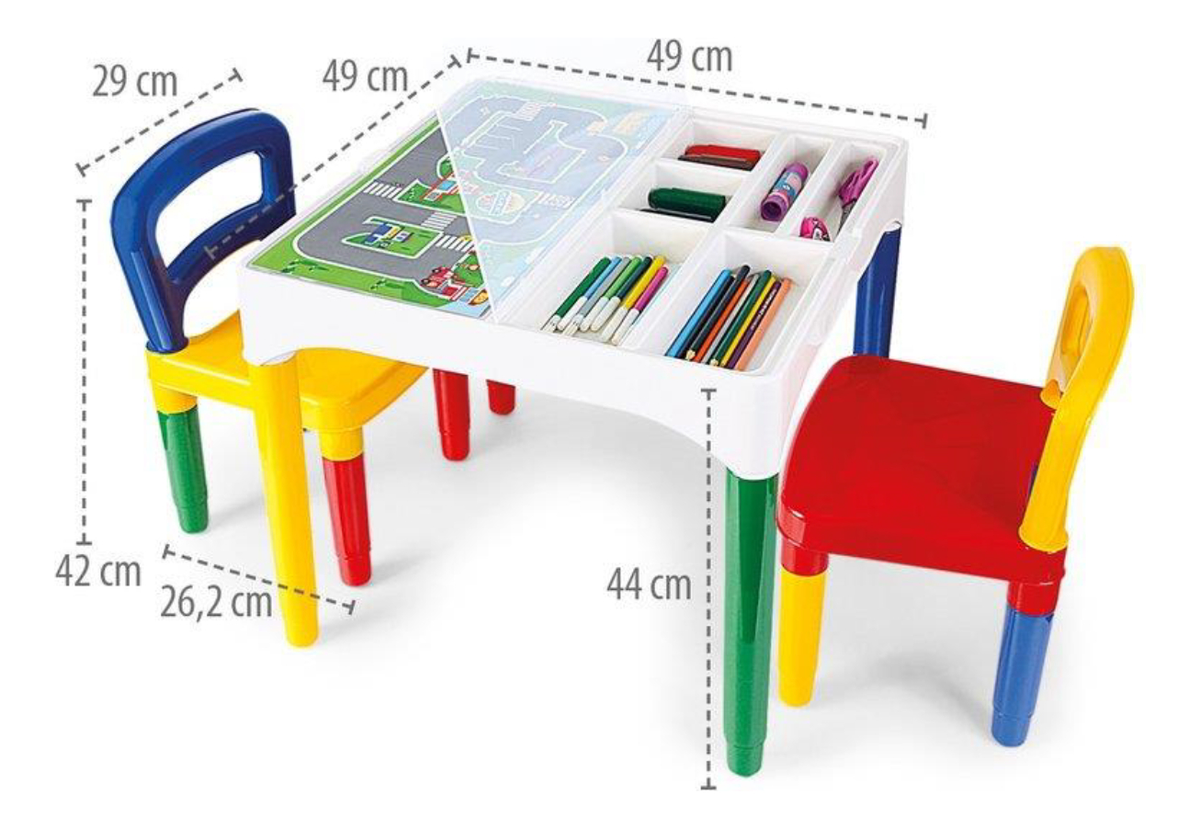 Mesinha Didática Infantil Colorida 4