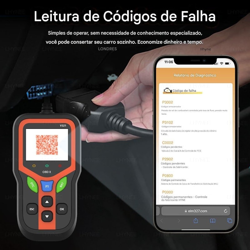 Scanner Automotivo OBD2 LucZeng 2
