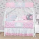 CASA VIVA Kit Berço Americano Lua 2 Laterais + Cabeceira Rosa 12 Peças 1