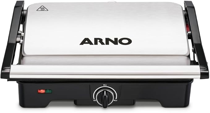 Grill Arno Dual Inox com Abertura de 180° 1