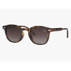 Óculos de Sol Feminino Redondo Degradê Polarizado Marrom UV