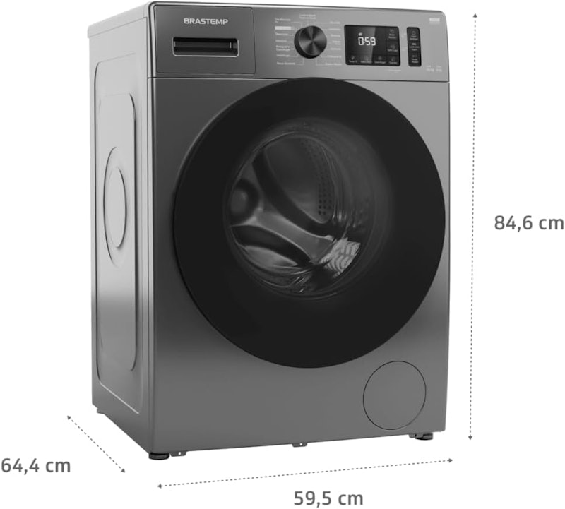 Lava e Seca Brastemp 10 kg/6 kg Titanium 2
