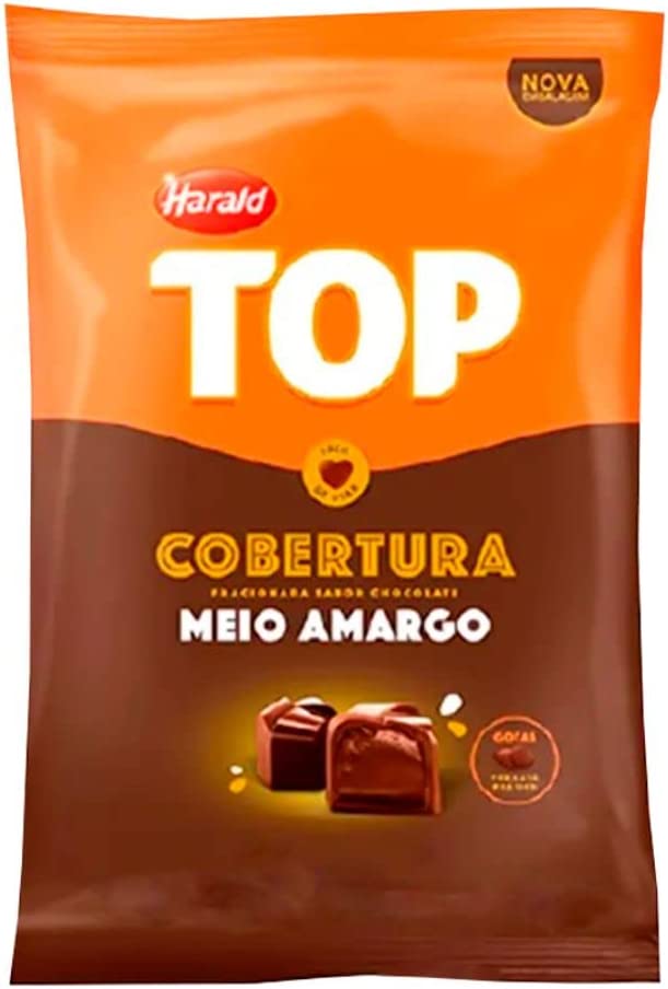 Cobertura em Gotas Sabor Chocolate Meio Amargo Top 1