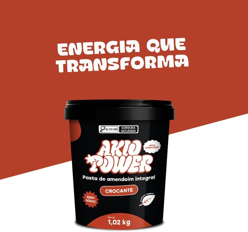 Pasta de Amendoim Akio Power Crocante 4