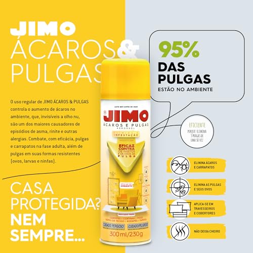 Jimo Ácaros e Pulgas Aerossol 2