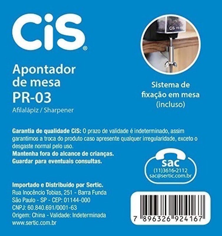 Apontador Manual de Manivela Grande 5