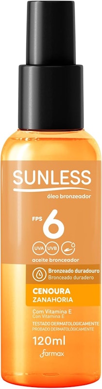 Bronzeador Sunless Cenoura 1