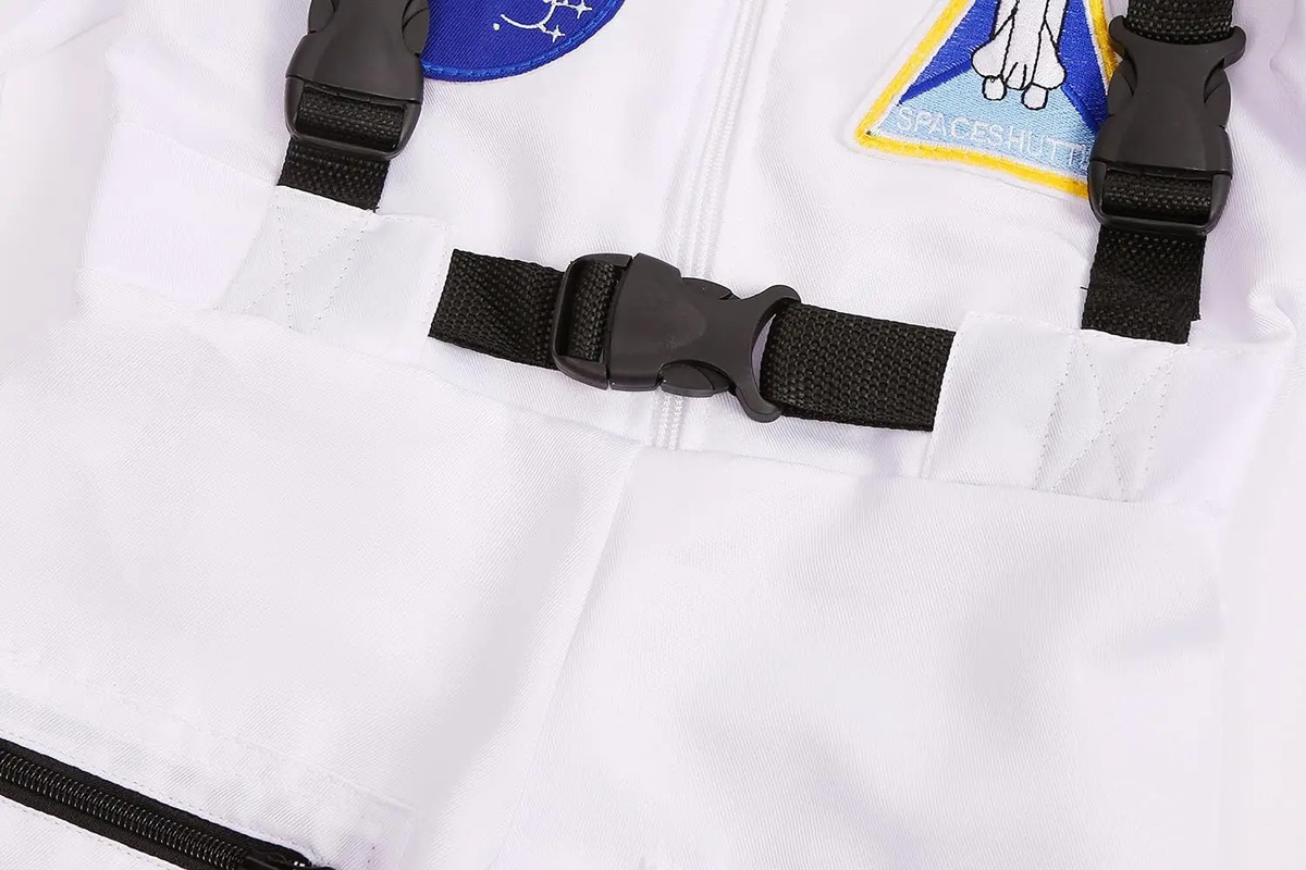Cuteshower Kids Astronaut NASA Costume for Boys Girls Space Jumpsuit 4