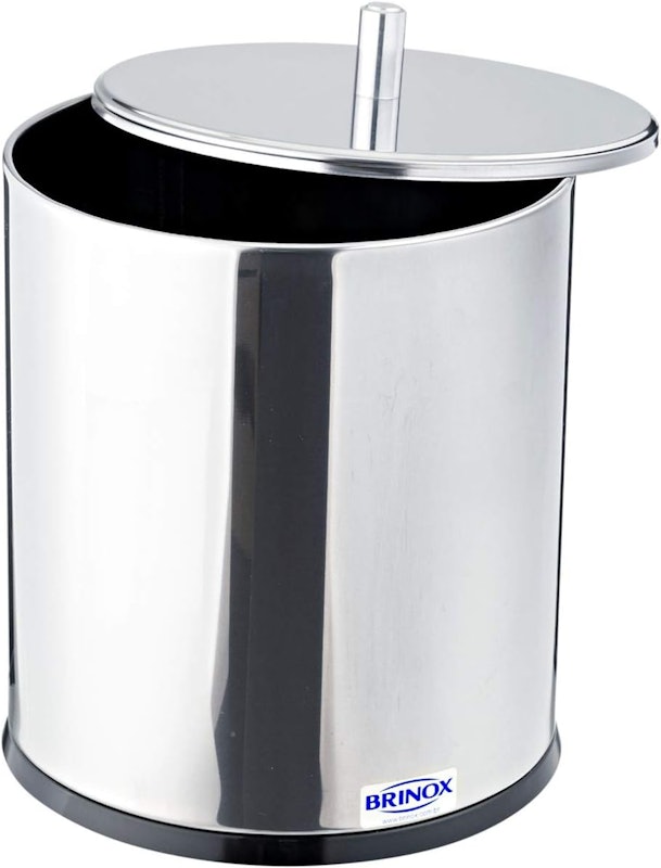 Lixeira Inox com Tampa Decorline 2