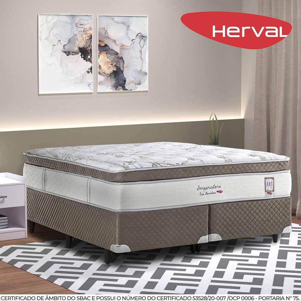 Cama Box King Size Herval Imperatore 5