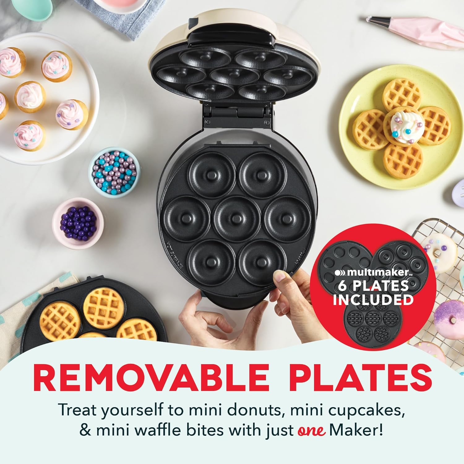 Dash Multimaker Mini Donuts Waffle Bites (110 V) 2